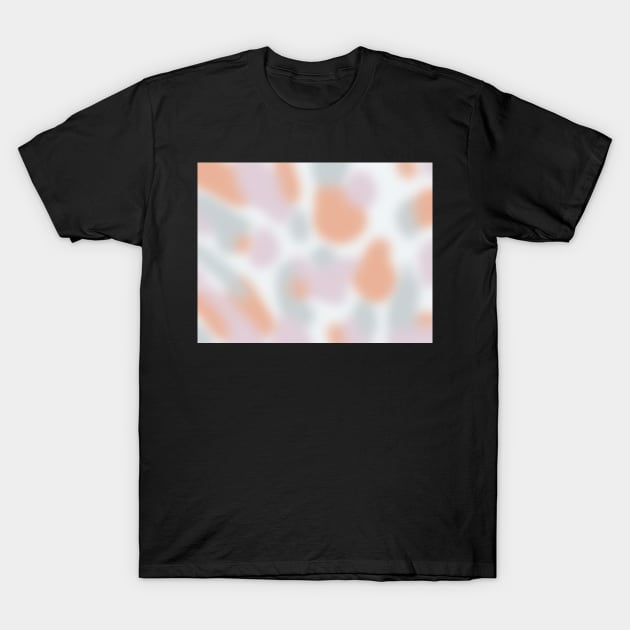 Fuzzy Pastel Terrazzo Abstract T-Shirt by JuneNostalgia